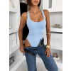 Modré elastické stahující basic body ELYRO