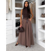 Tmavě hnědý elegantní rolák top BRIARA