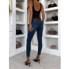 Tmavě modré push up fit skinny úzké džíny CUTIEA