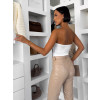 Bílé elastické basic korzetové body LAFITA