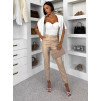 Bílé elastické basic korzetové body LAFITA
