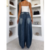 Modré wide leg extra široké džíny MAELLE