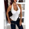 Bílé elegantní body MELAIA