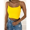Jednoduchý žebrovaný crop top ARLOS