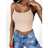 Jednoduchý žebrovaný crop top ARLOS