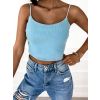 Jednoduchý žebrovaný crop top ARLOS
