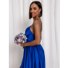 Královsky modré elegantní dlouhé šaty FAIRYTALE