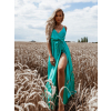 Tyrkysové elegantní dlouhé šaty FAIRYTALE