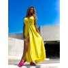 Žluté elegantní dlouhé šaty FAIRYTALE