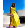Žluté elegantní dlouhé šaty FAIRYTALE