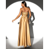 Zlaté elegantní dlouhé šaty FAIRYTALE