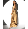 Zlaté elegantní dlouhé šaty FAIRYTALE
