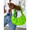 Světle zelená kabelka SHARON s řasením
