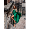 Tmavě zelené elegantní dlouhé šaty FAIRYTALE