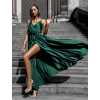Smaragdové elegantní dlouhé šaty FAIRYTALE