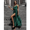 Smaragdové elegantní dlouhé šaty FAIRYTALE