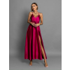 Malinové elegantní dlouhé šaty FAIRYTALE
