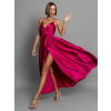 Malinové elegantní dlouhé šaty FAIRYTALE