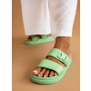 Zelené páskové pantofle DYNASTY