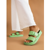 Zelené páskové pantofle DYNASTY