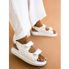 Bílé sandálky STABLE na suchý zip