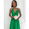 Zelené elegantní šaty KATIE s vázáním