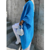 Modrý pletený oversize cardigan SCAR