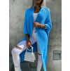 Modrý pletený oversize cardigan SCAR