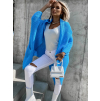 Modrý pletený oversize cardigan SCAR