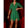 Zelené lehké šaty FOGGY s knoflíky