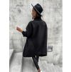Černý cardigan IMMENSE otevřeného střihu
