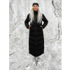 Černá maxi bunda INSPIRE