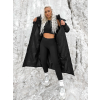 Černá maxi bunda INSPIRE