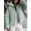 Světle zelená prošívaná bundička EMMELINE
