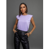 Fialové triko FANCY s vyztuženými rameny