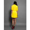 Žluté lehké šaty FOGGY s knoflíky
