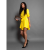 Žluté lehké šaty FOGGY s knoflíky