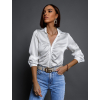 Bílá košile SYCAMORE s řasením