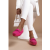 Růžové koženkové polobotky ASTERR