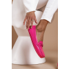 Růžové koženkové polobotky ASTERR