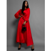 Červené elegantní šaty WOMAN s dlouhým rukávem