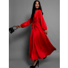 Červené elegantní šaty WOMAN s dlouhým rukávem