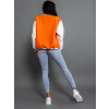 Oranžová mikina FENLON  na patentky