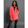 Neon růžové elegantní sako THANKFUL s kapsami