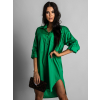 Zelená oversize košile WANT s kapsičkou