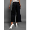 Černé elegantní culottes kalhoty TRILL