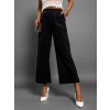 Černé elegantní culottes kalhoty TRILL