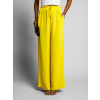 Žluté elegantní kalhoty CORAL s rozšířenými nohavicemi