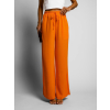 Oranžové elegantní kalhoty CORAL s rozšířenými nohavicemi