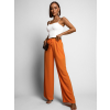 Oranžové elegantní kalhoty CORAL s rozšířenými nohavicemi